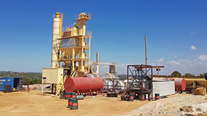 Planta de asfalto discontinua BAP120 de 120t/h en Tanzania