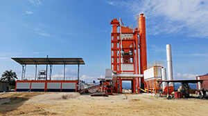Instalación de planta de asfalto BAP120 en Malasia