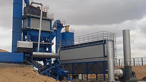Operación de planta de asfalto BAP120 de 120t/h en Egipto