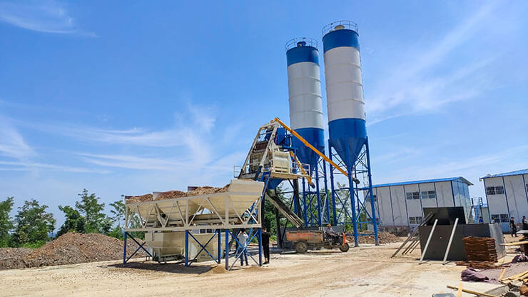 Precio de la planta de mezcla de concreto serie HCP