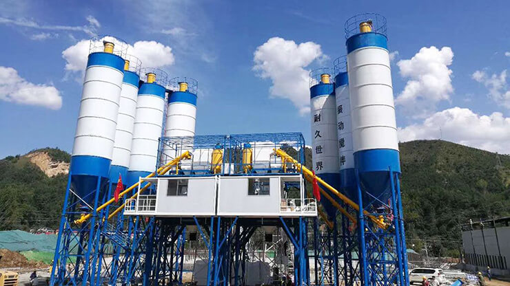 Fabricante de la planta de mezcla de concreto serie HCP