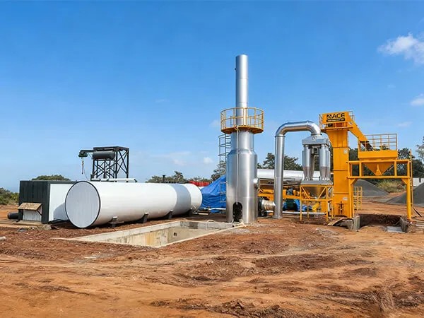 80t/h planta de asfalto de mezcla en tambor DAP80 en venta 
