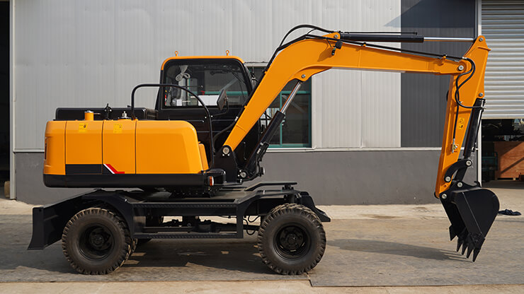 Excavadora de Ruedas 750L en Venta