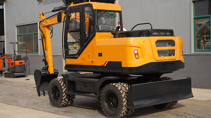 Fabricante de Excavadora de Ruedas 750L