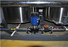 Dos tanques de preparación para la producción continua de solución emulsionante