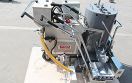 Controlador automático inteligente para máquina de marcado vial termoplástico convexo