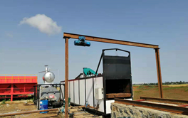 Decantador de betún modelo LTT8 operando en proyecto de Kenia