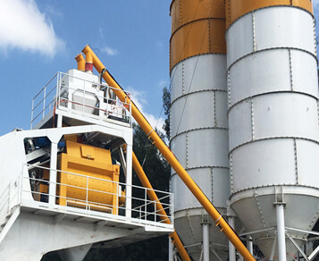 sistema de transporte de la planta de hormigón móvil