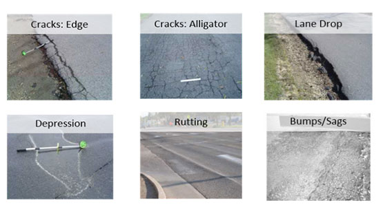 reparación común de afección de carretera