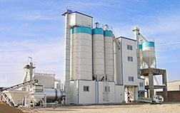 Planta de mortero seco tipo torre con capacidad de 80t/h