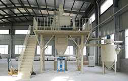 Taller de producción de mortero seco tipo flat de 15t/h