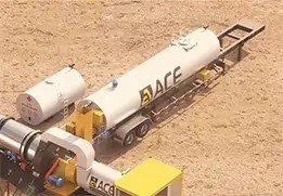 Tanque de betún con control termostático automático e indicadores de nivel