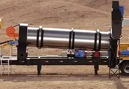 Tambor de secado con quemadores de doble combustible para planta IAP