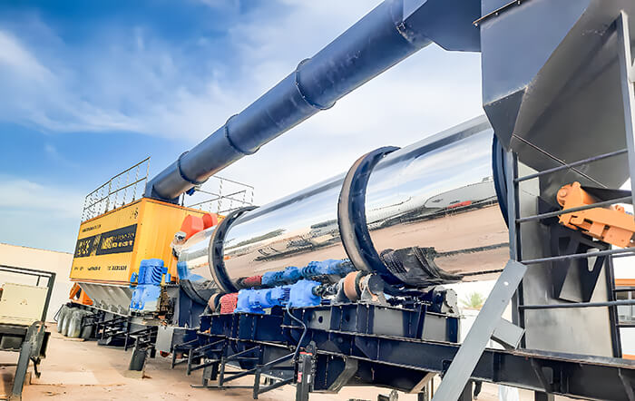 Planta de asfalto supermóvil ACE IAP140 de 140 t/h para proyectos viales en Argelia