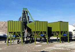 Silo de almacenamiento de cemento horizontal para fácil transporte