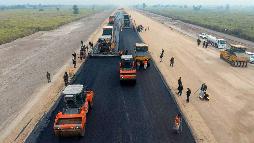 maquinaria de construcción de carreteras 