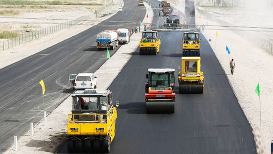 maquinaria de construcción de carreteras 
