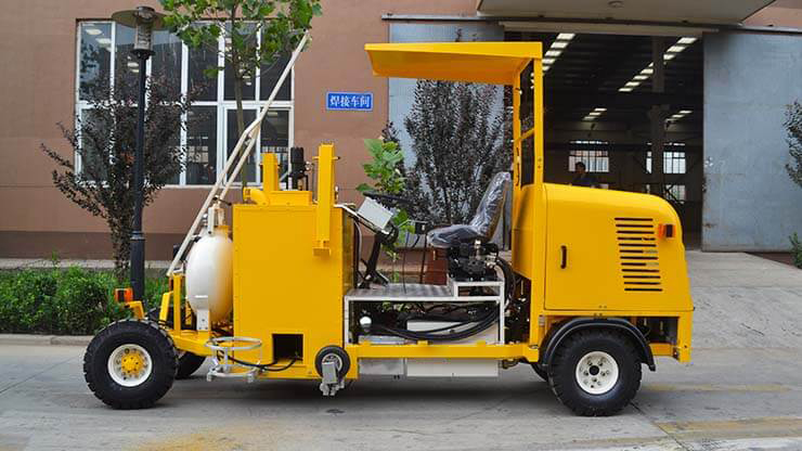Precio de Máquina de Marcado Vial Termoplástico de Pulverización de Tipo Conducción